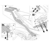 MORBIDELLI F125 25/26 Support Top Case Porte Bagage SHAD M0F115ST