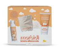 Morbidì Kit Regalo Albicoccola Cofanetto per la detersione con bagnodoccia e mousse viso