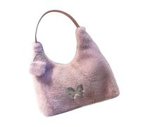 Morbidi Portafogli Fuzzy Per Le Donne Pelose Peluche Borse A Tracolla Inverno Avambraccio Per Pendolare E Inforzato Sera Festa Elegante Peluche Borsa A Tracolla, d