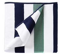 Morbidi teli da spiaggia modello Cabana di Laguna Beach Towel Co. Midnight Blue & Seafoam