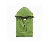 Morbidissimi Accappatoio Junior in Spugna Con Cappuccio, Cinturino e 2 Tasche, Accappatoi Ragazzi, Bambino e Bambina in Spugna Morbida 400 gr/mq 100% Puro Cotone V821 (Accappatoio Verde, 4-6 anni)
