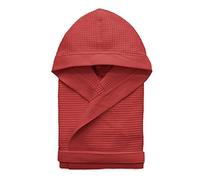 Morbidissimi Accappatoio Nido D’Ape Per Uomo e Donna Con Cappuccio, Cinturino e 2 Tasche, Accappatoi Leggeri Puro Cotone, Pratico e Compatto, S276 (Accappatoio Bordeaux, 3XL)