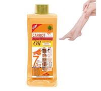Morbido 7 Olio di curcuma | Olio di curcuma da 300 ml per lo sbiancamento della pelle | Olio Corpo Illuminante Intensivo Soft 7 | Olio super sbiancante alla curcuma profondamente idratante B