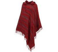 Morbido Acrilico Poncho con Cappuccio Mantella Caldo Felpa Unisex Cover Cambio