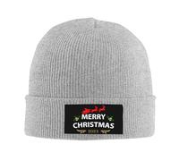Morbido Berretto Running,Merry Christmas,Berretto Beanie,Antivento Cappello Invernale per Moto,Uomo,All'Aperto