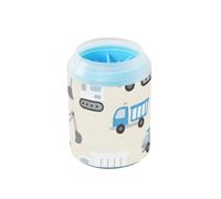 Morbido blu beige camion veicolo camion portatile cane detergente e massaggiatore spazzola in silicone morbido essenziale per tutti i proprietari di animali domestici pulisce delicatamente le zampe