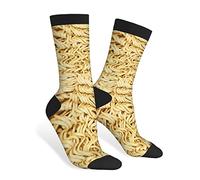 Morbido Calzini da Uomo Instant Noodle Calze Uomo Moda Calzini Sportivi per Ciclismo Indoor Palestra 40cm