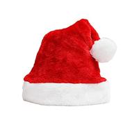 Morbido cappello di Babbo Natale comodo cappello tradizionale multicolore Babbo Natale per adulti bambini regali di Capodanno velluto multicolore per adulti e bambini cappelli di velluto morbido donna