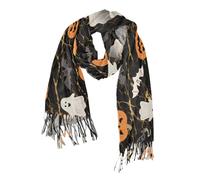morbido cashmere sentire bella sciarpa per la cena Il terrificante nero Halloween Bat bufandas y chales para mujer