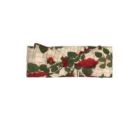 Morbido cerchietto per bambini con molte rose rosse, elegante turbante con nodo, caldo e delicato per neonati e bambini piccoli