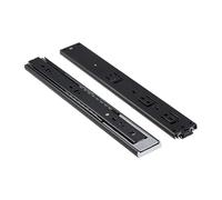 Morbido chiudere le diapositive del cassetto, Guide a tre sezioni, guide a 3 vie, cassetti con ritorno a pressione, binari scorrevoli, 2 pezzi(DG207 20 Inch)