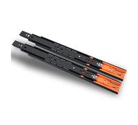 Morbido chiudere le diapositive del cassetto, Guide for cassetti con cuscinetti a sfera e chiusura ammortizzata da 45 mm, montaggio laterale, portata kg, 2 pezzi(Normal20inches50cm)