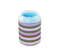 Morbido colore verde oliva viola riutilizzabile per cani e gatti con setole morbide in silicone per la toelettatura dei piedi per cani e gatti di piccola taglia media