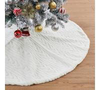 Morbido Copri Base Albero Natale - 91cm Tappeto Sotto Albero Di Natale Per Varietà Di Decorazioni