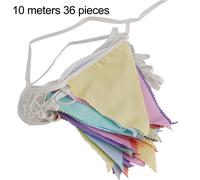 Morbido Cotone Bandierine Con 36 Triangolo for Qualsiasi Evento 10M/10.1m