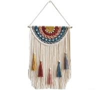 Morbido cotone intrecciato appeso 40 cm decorazione per la casa | Design in stile bohémien, per appendere la parete in modo versatile, migliora gli appartamenti dei dormitori