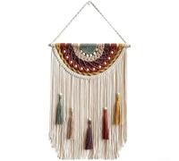 Morbido cotone intrecciato appeso 40 cm decorazione per la casa | Design in stile bohémien, per appendere la parete in modo versatile, migliora gli appartamenti dei dormitori