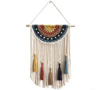Morbido cotone intrecciato da appendere 40 cm decorazione per la casa | Design in stile bohémien, per appendere la parete in modo versatile, migliora gli appartamenti dei dormitori