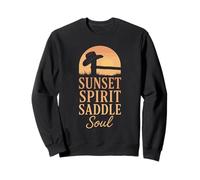 Morbido Cowgirl Floral Rodeo Western Estetica Cavallo Ragazza Felpa