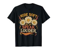 Morbido Cowgirl Floral Rodeo Western Estetica Cavallo Ragazza Maglietta