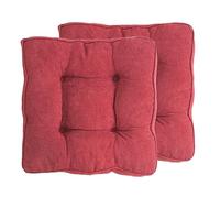 Morbido Cuscino del Sedile per Sedia da Pranzo con Cravatte, Cuscini da Cucina da Pranzo Spessi 10 Cm, Cuscini del Sedile, Sedia da Pranzo da Giardino Interno Quadr, off White 45x45cm, 6 Pack