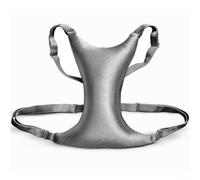 Morbido cuscino di supporto per il seno per smagliature e sbiadimento, cuneo ergonomico in cotone PP per chi dorme sul fianco, riposo maternità e benessere di bellezza (argento)