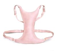 Morbido cuscino di supporto per il seno per smagliature e sbiadimento, cuneo ergonomico in cotone PP per chi dorme di lato, riposo maternità e benessere di bellezza (rosa)