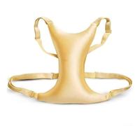Morbido cuscino di supporto per il seno per smagliature e sbiadimento, cuneo ergonomico in cotone PP per chi dorme di lato, riposo maternità e bellezza benessere (oro)