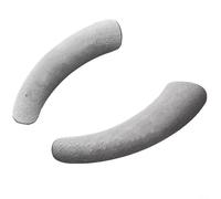 Morbido cuscino elettrostatico per sedile WC, lavabile, riutilizzabile e senza tracce per la maggior parte dei sedili WC standard, grigio/arancione/navy/blu/viola/verde (grigio)