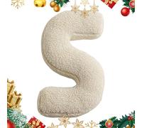 Morbido cuscino iniziale, cuscini con lettere 'alfabeto | Cuscino in peluche con alfabeto inglese | Cuscino decorativo con lettere inglesi, cuscino con lettere iniziali dalla A alla Z per soggiorno, d