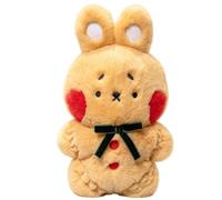 Morbido cuscino natalizio a forma di coniglio | Peluche per adulti, donne, amici, cameretta dei bambini, tavoli, casa, scuola, uffici, negozi di libri