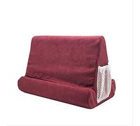 Morbido Cuscino Tablet Cuscino Rivista Leggendo Una Varietà Di Colori Uomini E Donne Universale Portatile 23 X 22,5 X 20 Cm Vino Rosso Con Staffa