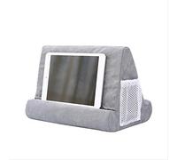 Morbido Cuscino Tablet Cuscino Rivista Leggendo Una Varietà Di Colori Uomini E Donne Universale Portatile 23 X 22,5 X 20 Cm Stand Grigio