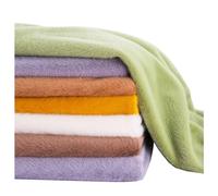 Morbido e Accogliente Tessuto di Visone Finto per Fare Coperte Pile Lungo 10mm Tessuto in Pelliccia Sintetica per Copriletti, Abbigliamento, Accessori, Coprisedia 50x160cm(Color:Black)