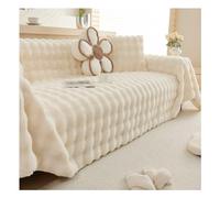 Morbido e caldo angolo a forma di L divano cuscino per 1 2 3 posti divertente Fuzzy antiscivolo divano copertura in tinta unita accogliente peluche materiale