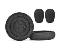 Morbido e durevole Ear Pad Mic Schiuma Parabrezza Per Isolamento Rumore Compatibile Per Evolve20 20se 30 30II 40 65 Cuffie Ricambio Ear Pad