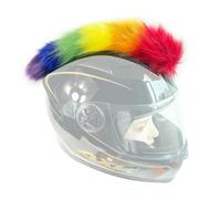 Morbido E Resiliente Caschi Capelli Sticker Paste Hairpiece Accessorio Per Moto Esprimere Individualità Uso A Lungo Termine Motociclisti Espressione Personalità