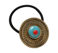 Morbido elastico per capelli dal design tribale, comodo da indossare per le donne, accessorio elastico per esterni