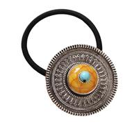 Morbido elastico per capelli dal design tribale, comodo da indossare per le donne, accessorio elastico per esterni