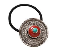 Morbido elastico per capelli dal design tribale, comodo da indossare per le donne, accessorio elastico per esterni