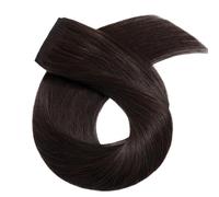 Morbido Extension for capelli umani con clip da 16-26 pollici, un pezzo 5, biondo brasiliano liscio Lungo(Dark Brown,20inches)