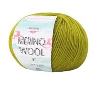 Morbido filato pettinato da 130 metri/rotolo di lana per lavoro a maglia a mano, 50 g/rotolo, per lavori a maglia, tappeti, maglioni, sciarpe, filati