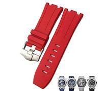 Morbido FKM Fluoro Gomma Cinturino 28mm Per AP Band Audemars Piguet ROYAL OAK OFFSHORE Immersione Impermeabile Sport Watch Band, 28x24mm