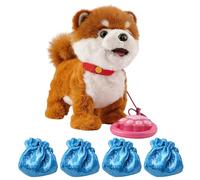 Morbido giocattolo elettrico per gatti in peluche con imitazione vocale sensibile al tocco per giocare in modo sicuro e apprendimento interattivo per bambini e bambini piccoli, divertente giocattolo