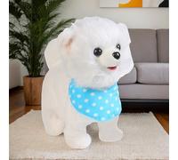 Morbido Giocattolo Elettronico Per Cuccioli: Cane Di Peluche Che Abbaia, Giocattolo Interattivo Da Passeggio | Animale Domestico Elettrico Per Bambini Piccoli Ragazzi Ragazze Divertimento Sala Giochi