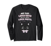Morbido Goth Anime Pastello Goth Kawaii Gotico Anime Spettrale Carino Maglia a Manica