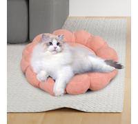 Morbido letto nido per animali domestici, comodo e carino, con petali, per