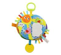 Morbido Libro di Stoffa per Bambini, Impermeabile e Sicuro, Giocattoli Educativi per Bambini con Design di Carta Sonora per la Prima Educazione e Cognizione (Cielo)