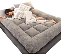 Morbido materasso futon giapponese per divano letto, extra spesso e super morbido, tappetino per dormire a pelo lungo portatile letto per gli ospiti