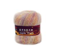 Morbido Mohair Cashmere Filato di Lana per Lavoro a Maglia Scialle Sciarpa Crochet Forniture Filo di Cotone Misto Filato pettinato